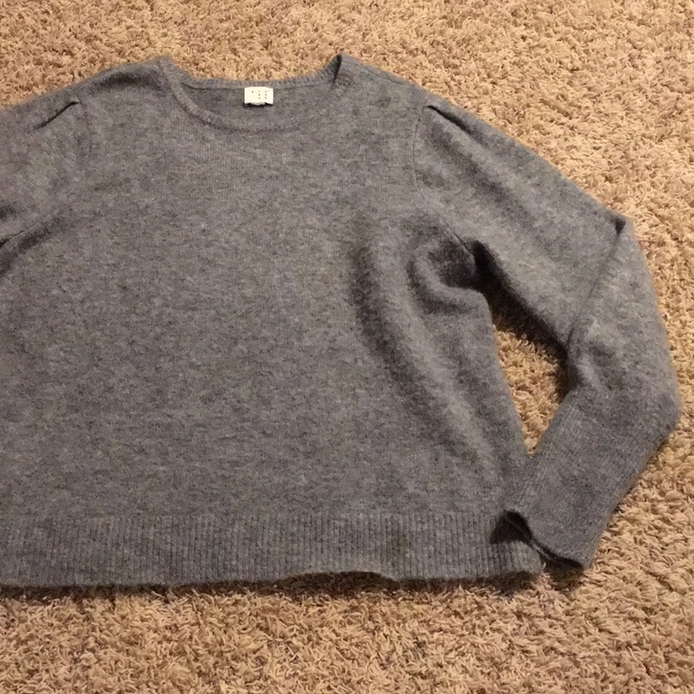 A New Day Grey soft sweater